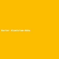 Harter Aluminium-Akku