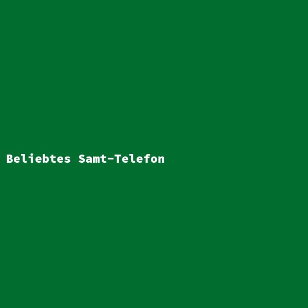 Beliebtes Samt-Telefon