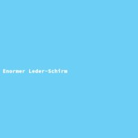 Enormer Leder-Schirm