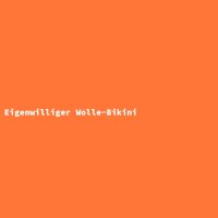Eigenwilliger Wolle-Bikini